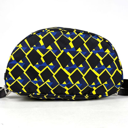 Prada Logo Pret Backpack Nylon Black Multicolor
