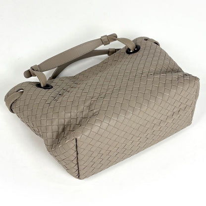 Bottega Veneta Intrecciato Handbag Leather Grey
