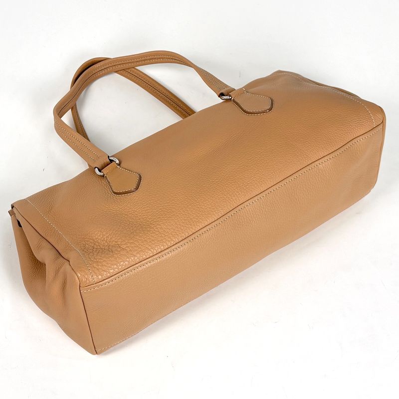 Prada Handbag Leather Beige