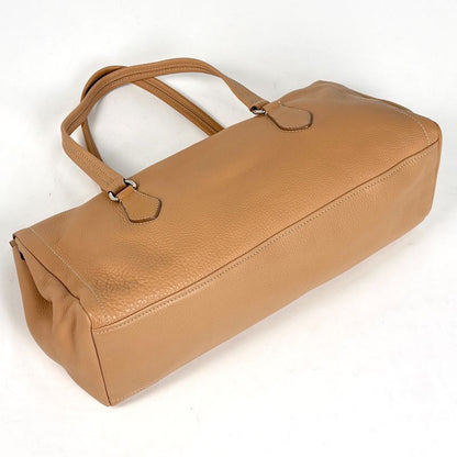 Prada Handbag Leather Beige