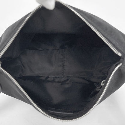 Dior Trotter Pattern Shoulder Bag Nylon Black