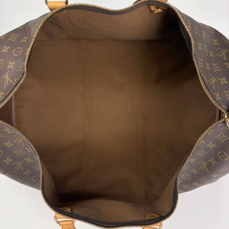 Louis Vuitton Keepall 60 Boston Bag Monogram Brown
