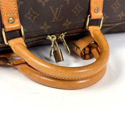 Louis Vuitton Keepall 60 Boston Bag Monogram Brown