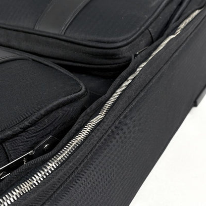 Hermes Acapulco Travel Bag Toilet Blanc Black