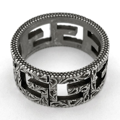 Gucci Arabesque Ring . Silver
