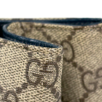 Gucci GG Pattern Tote Brown Navy