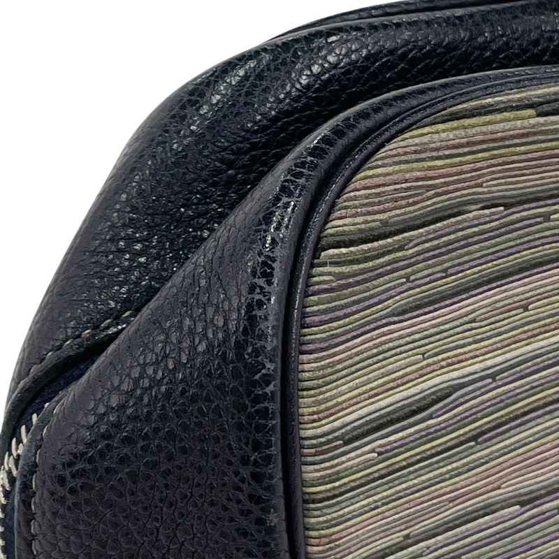 Hermes Plume 28 Handbag Vibrato Navy