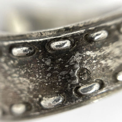 Hermes Mexico Ring . Silver