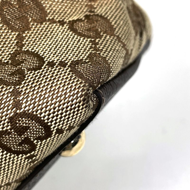 Gucci GG Pattern Tote Abbey Canvas Beige Brown