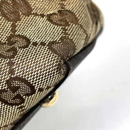 Gucci GG Pattern Tote Abbey Canvas Beige Brown