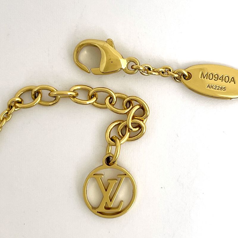 Louis Vuitton Bracelet LV Floragram Gold Plated