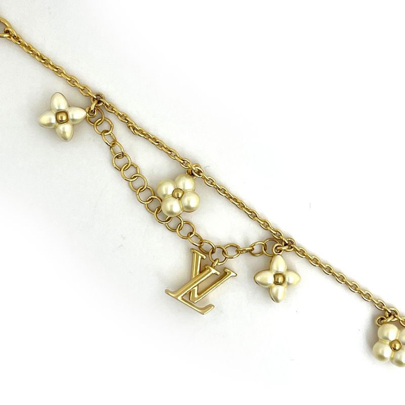 Louis Vuitton Bracelet LV Floragram Gold Plated