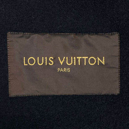 Louis Vuitton Coat Hoodie Wool Nylon Gray Black