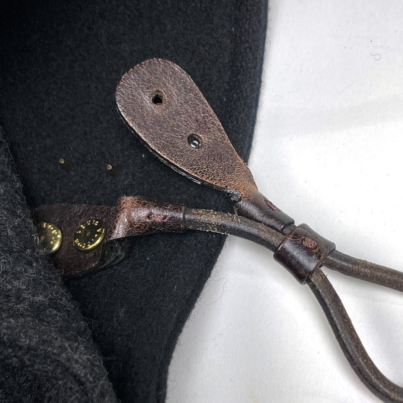 Louis Vuitton Coat Hoodie Wool Nylon Gray Black
