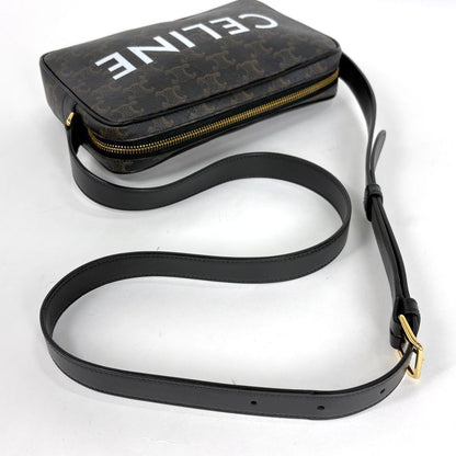 Celine Triomphe Messenger Bag Black