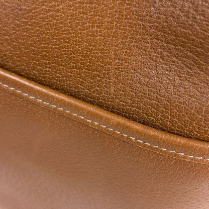 Gucci Logo Handbag Leather Brown