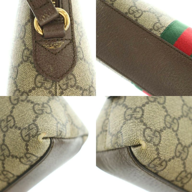 Gucci GG Ophidia Small Shoulder Bag Brown