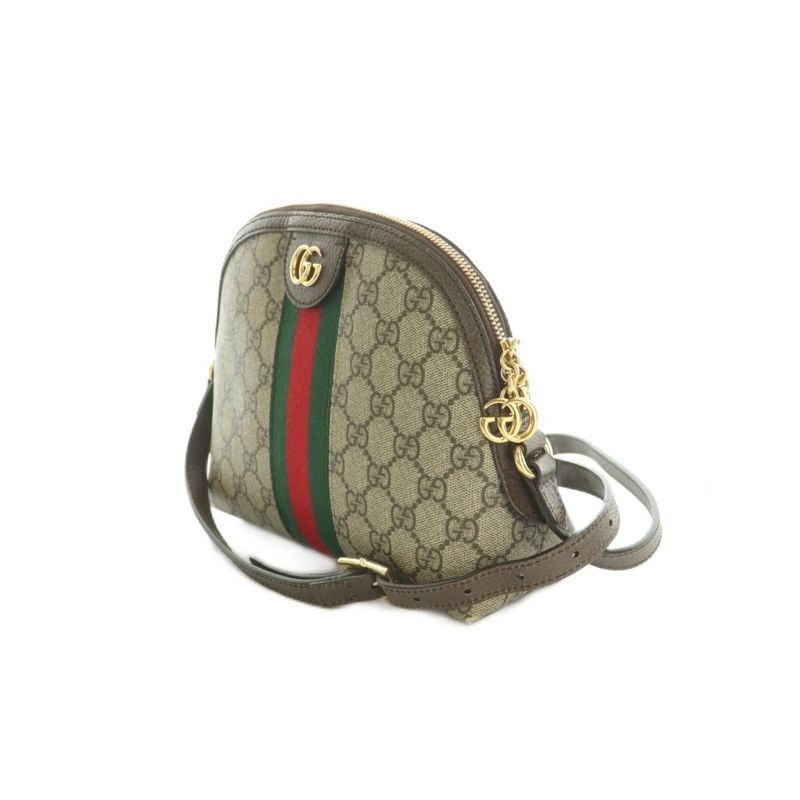 Gucci GG Ophidia Small Shoulder Bag Brown