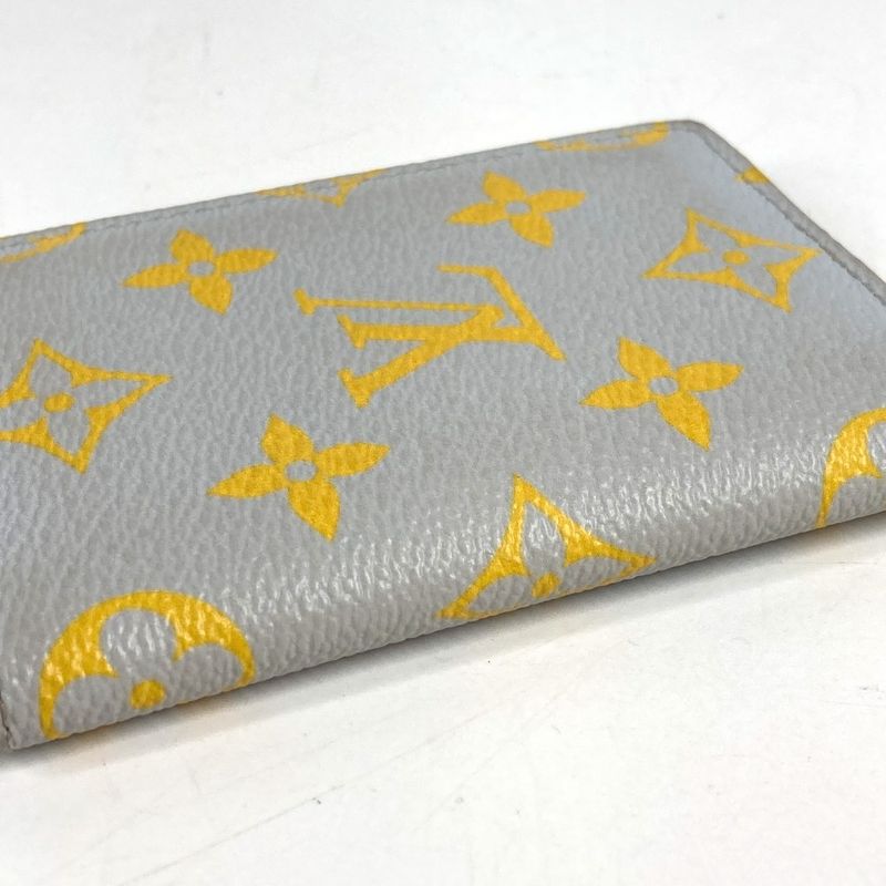 Louis Vuitton Card Case Organizer de Poche Leather Gray