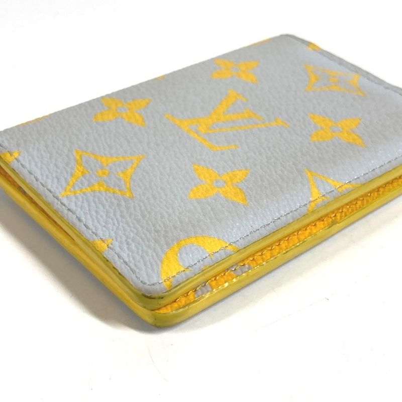 Louis Vuitton Card Case Organizer de Poche Leather Gray