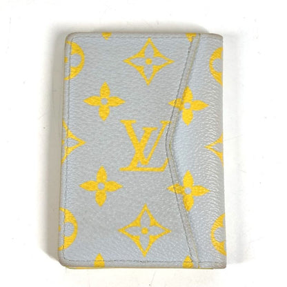 Louis Vuitton Card Case Organizer de Poche Leather Gray
