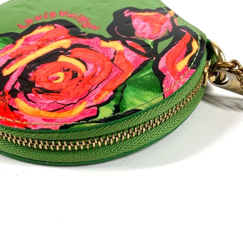 Louis Vuitton Coin Case Porte-Monnaie Chapeau Monogram Vernis Green