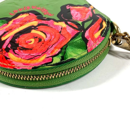 Louis Vuitton Coin Case Porte-Monnaie Chapeau Monogram Vernis Green