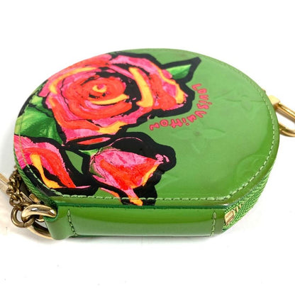 Louis Vuitton Coin Case Porte-Monnaie Chapeau Monogram Vernis Green
