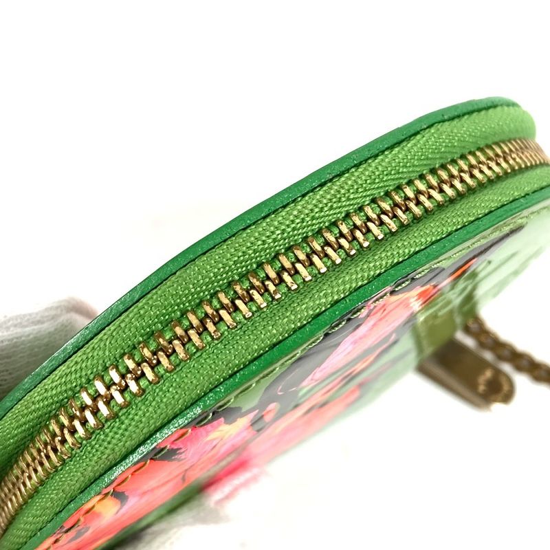 Louis Vuitton Coin Case Porte-Monnaie Chapeau Monogram Vernis Green