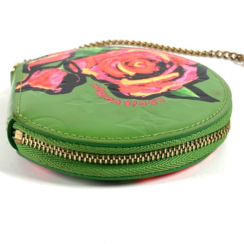Louis Vuitton Coin Case Porte-Monnaie Chapeau Monogram Vernis Green