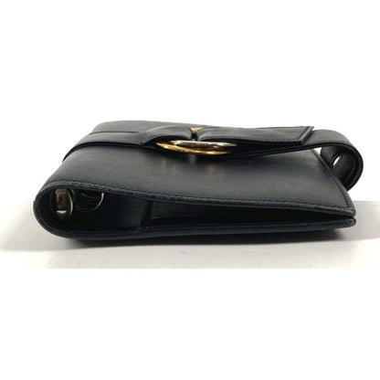 Cartier Notebook Cover Trinity Logo Leather Black Agenda