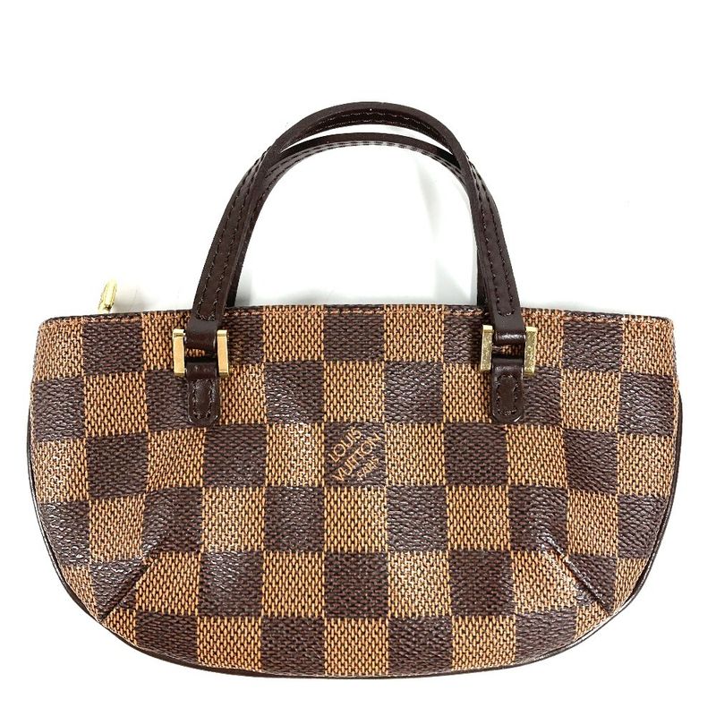 Louis Vuitton Pouch Manosque GM Only Damier Canvas Ebene Brown