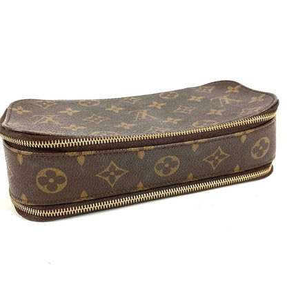Louis Vuitton Pouch Trousse Blush Monogram Canvas Brown