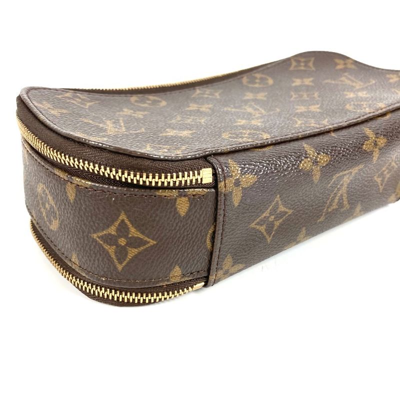 Louis Vuitton Pouch Trousse Blush Monogram Canvas Brown