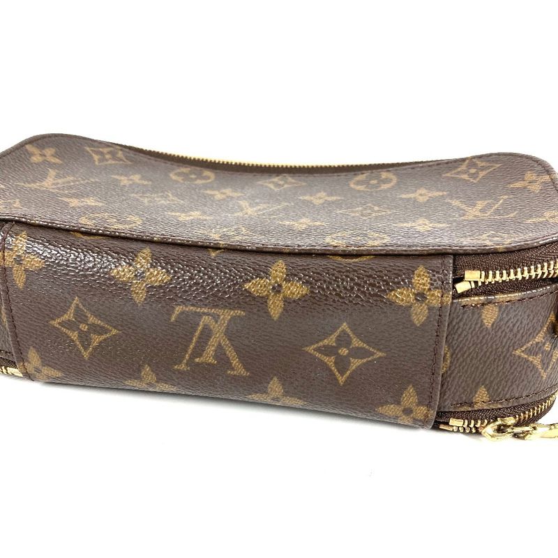 Louis Vuitton Pouch Trousse Blush Monogram Canvas Brown