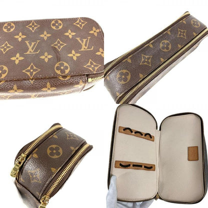 Louis Vuitton Pouch Trousse Blush Monogram Canvas Brown