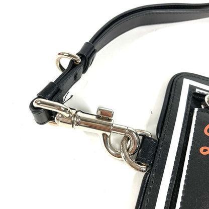 Dolce & Gabbana Dolgaba Pouch Logo Leather Black