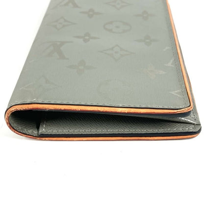 Louis Vuitton Wallet Portefeuille Brother Canvas Leather Gray