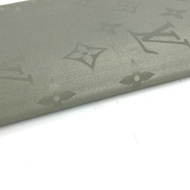 Louis Vuitton Wallet Portefeuille Brother Canvas Leather Gray