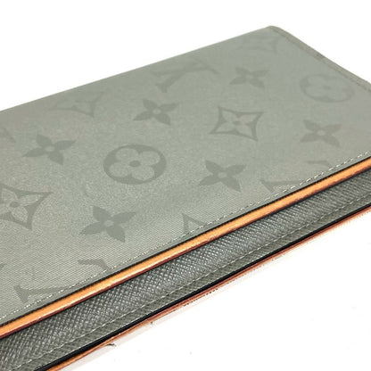 Louis Vuitton Wallet Portefeuille Brother Canvas Leather Gray