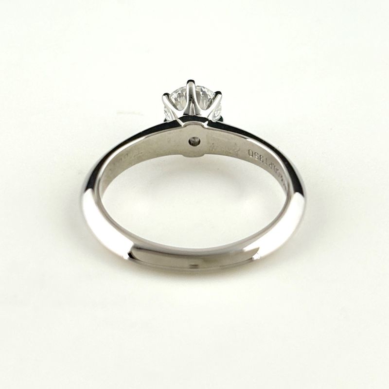 Tiffany & Co Solitaire Ring Platinum Diamond