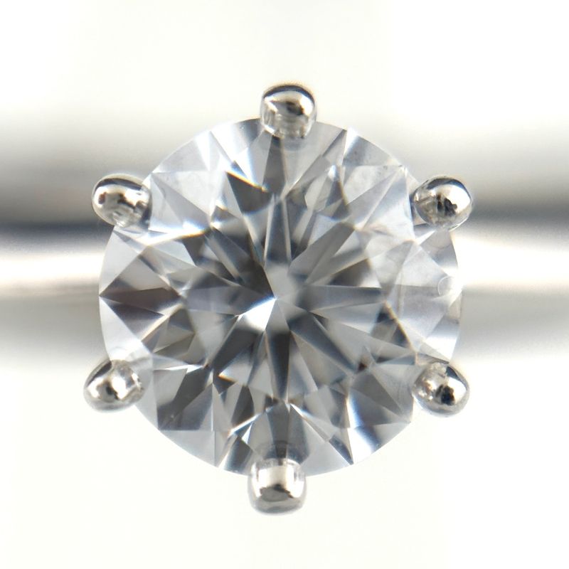 Tiffany & Co Solitaire Ring Platinum Diamond