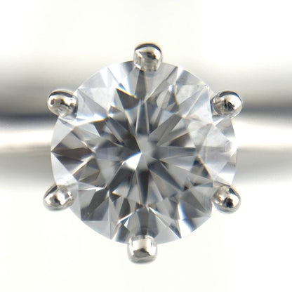 Tiffany & Co Solitaire Ring Platinum Diamond