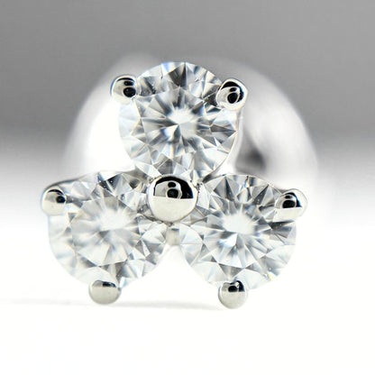 Tiffany & Co Aria Earrings Platinum Pave Diamond
