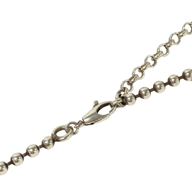 Gucci Necklace Interlocking Silver Ball Chain