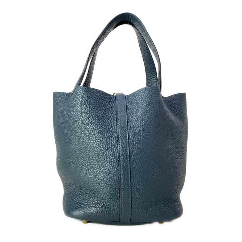 Hermes Handbag Picotin Lock MM Veil Cipress Gold