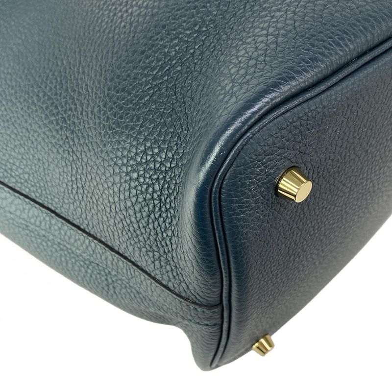 Hermes Handbag Picotin Lock MM Veil Cipress Gold