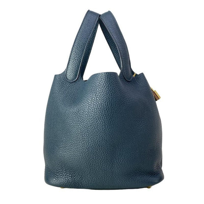 Hermes Handbag Picotin Lock MM Veil Cipress Gold