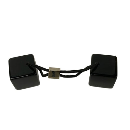 Louis Vuitton Hair Cube Clear Black Tie