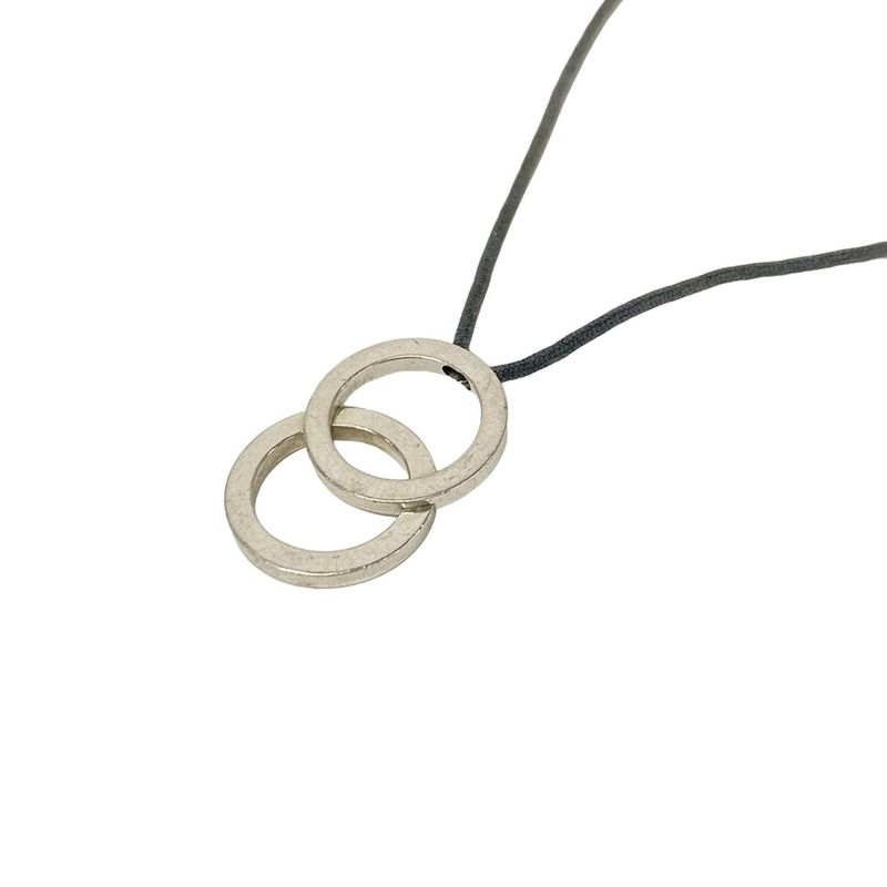 Bvlgari Necklace Silver Black